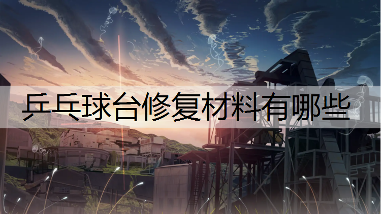 乒乓球台修复材料有哪些